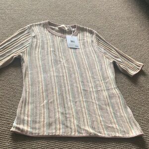 Zimmermann Multicolor Striped Tee
